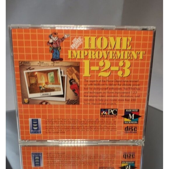 The Home Depot: Home Improvement 1 2 3 CD-ROM 1995 - Picture 2 of 3